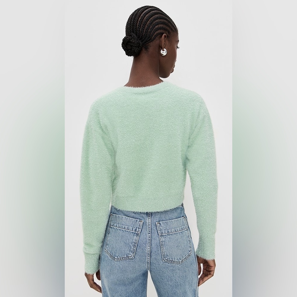 NWT LE BOP Tinsel Cropped Sweater. XS - Picture 2 of 6